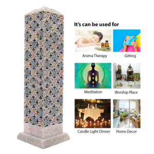 Incense Stick Holder | Tower and Pillar For Yoga and Meditation (10 Inches.)